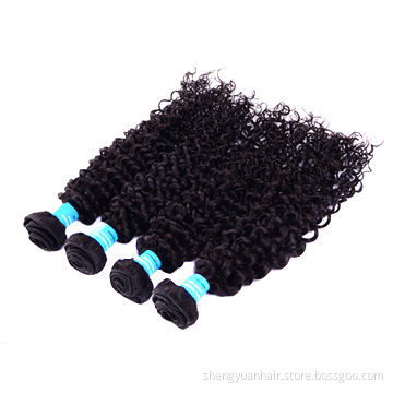 Top quality kinky curly 5 A grade unprocessed virgin Indian hair weaves